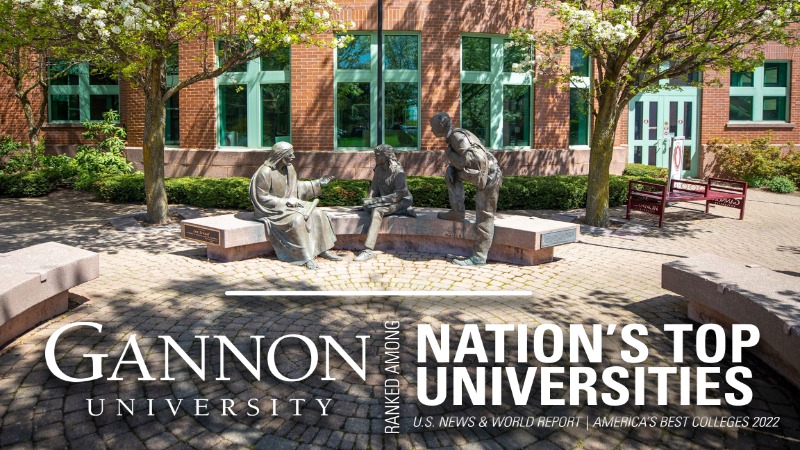 Gannon Ranked Among Nation’s Top Universities by U.S. News & World Report